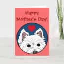 Search for westie mothers day cards Mum