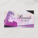 Search for hair braiding business cards Salon