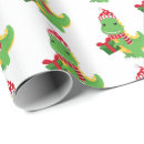 Search for t rex christmas wrapping paper Cute