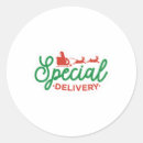 Search for special delivery stickers Xmas