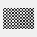 Search for black and white checkered doormats Pattern
