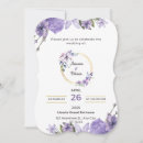 Search for fantasy wedding invitations Purple