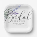 Search for rustic bridal shower plates Calligraphy