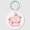 Search for bridal shower round key rings Engagement party
