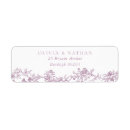 Search for dusty pink return address labels Classic