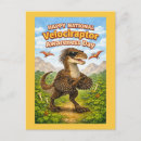 Search for raptors postcards Jurassic