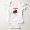 Search for fire truck baby clothes Red