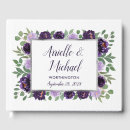 Search for plum wedding guest books Purple