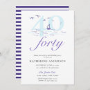 Search for nautical 40th birthday Navy blue