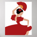Search for flamenco posters Red dress