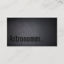 Search for astronomical business cards Astronomer