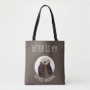Search for sea otter tote bags Illustration