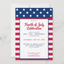 Search for red and white invitations Stars and stripes