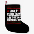 Search for ugly christmas stockings Santa