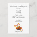 Search for fall open house invitations Leaves