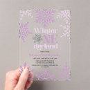 Search for winter 1st birthday invitations Snow