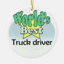 Search for truck driver christmas tree decorations Profession