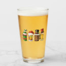 Search for santa beer glasses Xmas