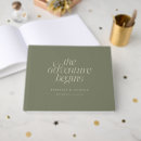 Search for sage green wedding guest books Minimalist