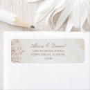 Search for boho floral return address labels Typography