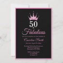 Search for stylish 50th birthday invitations Glamourous