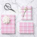 Search for pink plaid wrapping paper Grid