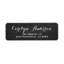 Search for faux return address labels Rustic