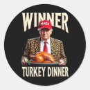 Search for turkey dinner stickers Donald