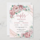 Search for geometric frame bridal shower invitations Blush