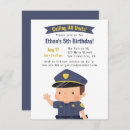 Search for police birthday invitations Party