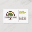 Search for tree service business cards Green