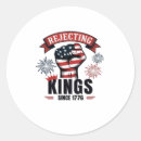 Search for reject stickers No kings in america