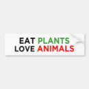 Search for animals bumper stickers Vegan