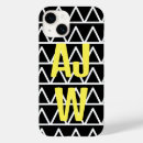 Search for yellow and white patterns iphone cases Monogrammed