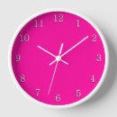 Search for hot pink clocks Solid