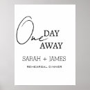 Search for one day away rehearsal dinner signs Elegant