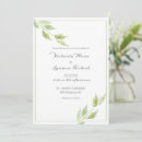 Search for leaves invitations Watercolor
