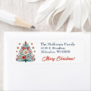 Search for merry bright return address labels Christmas holiday