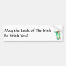 Search for leprechaun bumper stickers Lucky