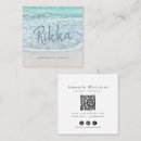 Search for beach business cards Qr code