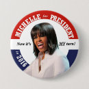 Search for michelle obama badges Democrat