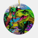 Search for green dinosaur christmas tree decorations Dragon