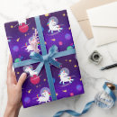 Search for rainbow unicorn wrapping paper Unicorns