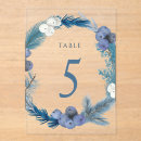 Search for christmas table cards Blue