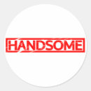 Search for handsome stickers Funny