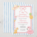 Search for turning two birthday invitations Girl