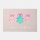 Search for pink christmas doormats Coquette