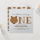 Search for turning one invitations Bear