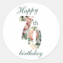 Search for 70th anniversary stickers Birthday