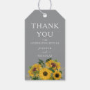 Search for sunflower thank you gift tags Fall